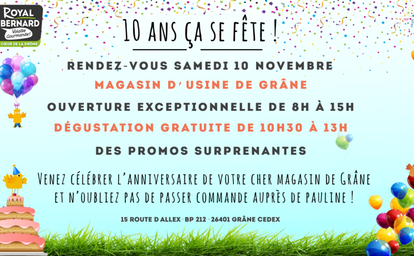 10 ans, ça se fête !