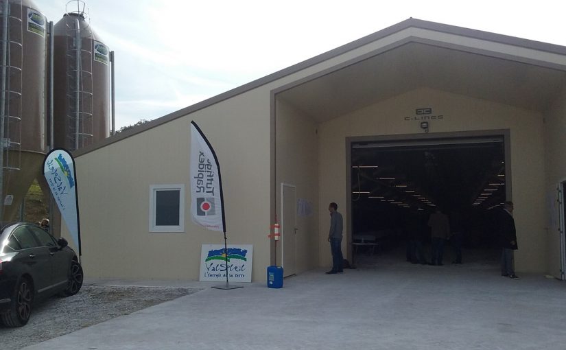 Inauguration d’un bâtiment d’élevage