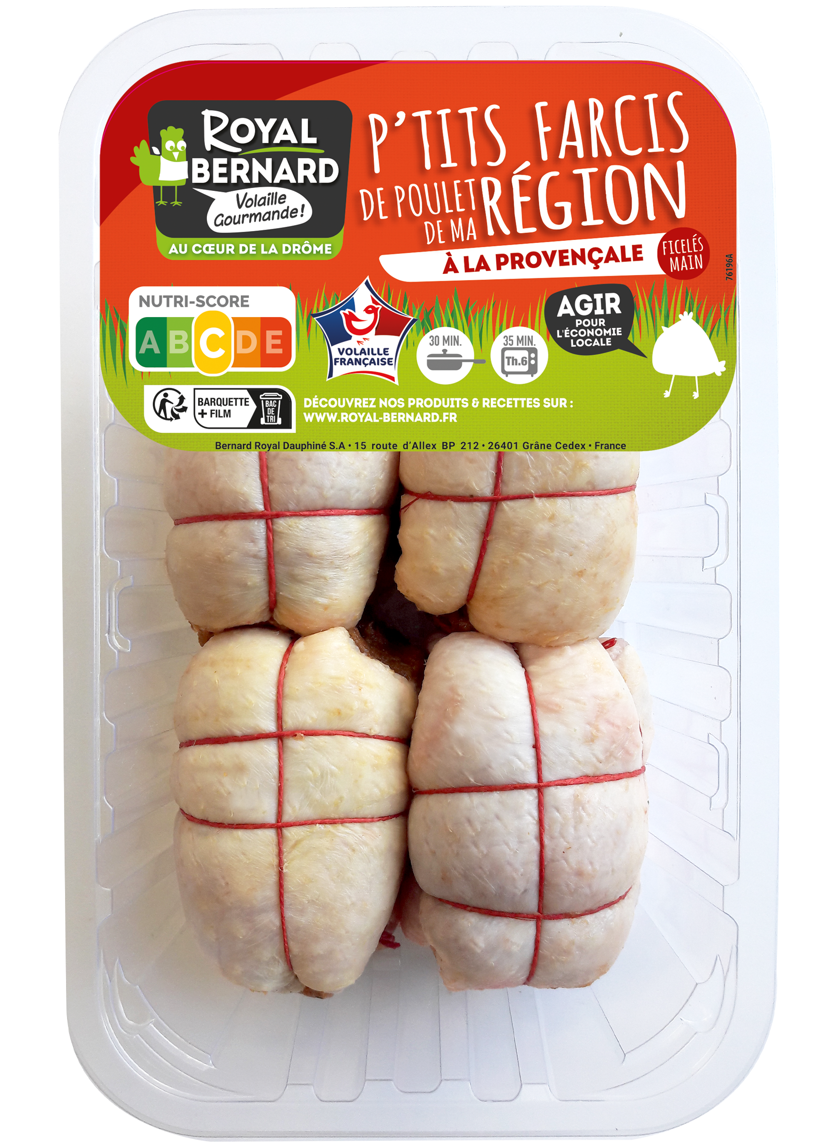 P'tits farcis de Poulet à la Provençale