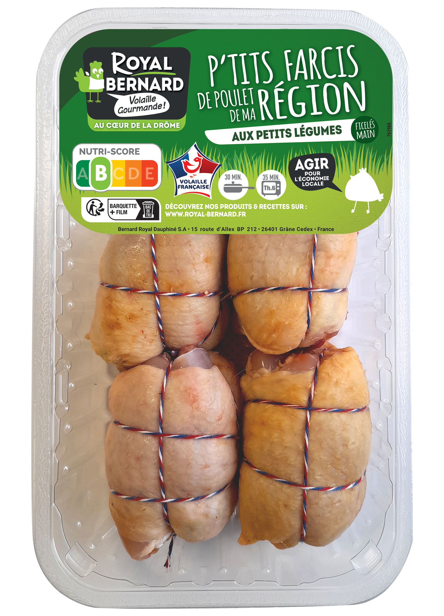 P'tits farcis de Poulet aux Petits Légumes