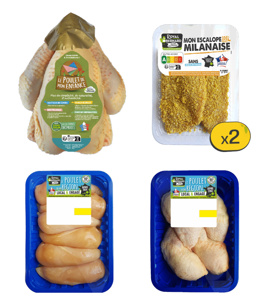 Colis de viande de volaille - Royal Bernard