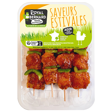 Brochettes de Poulet mariné à la Provençale