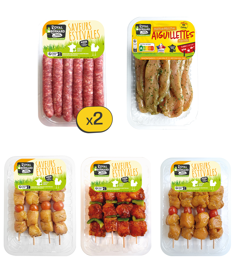 Box Estivale - Produits de volaille spécial Barbecue