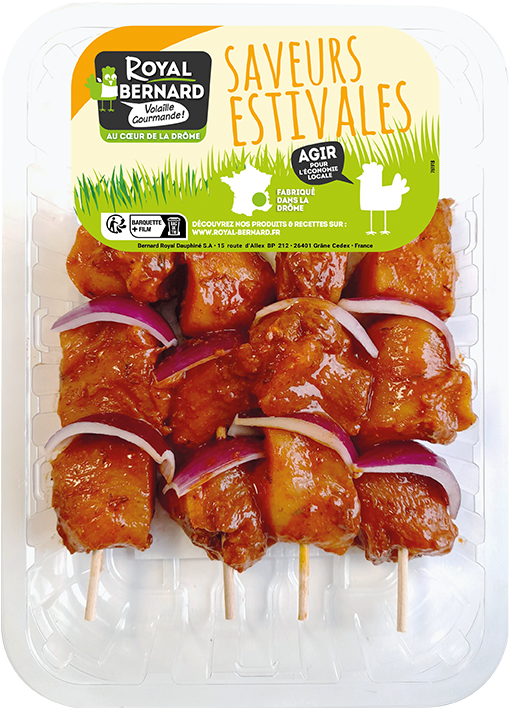 brochettes de poulet mariné paprika cumin