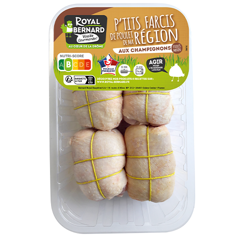 P'tits farcis de Poulet aux Champignons