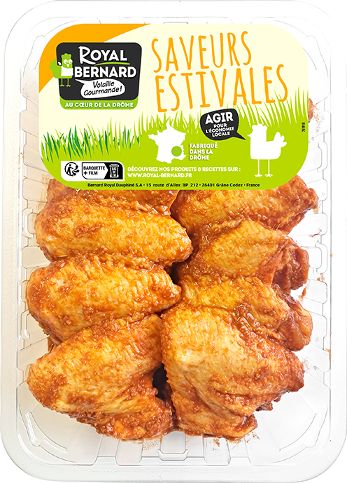 Saveurs estivales - Ailes de poulet paprika - Volaille Française