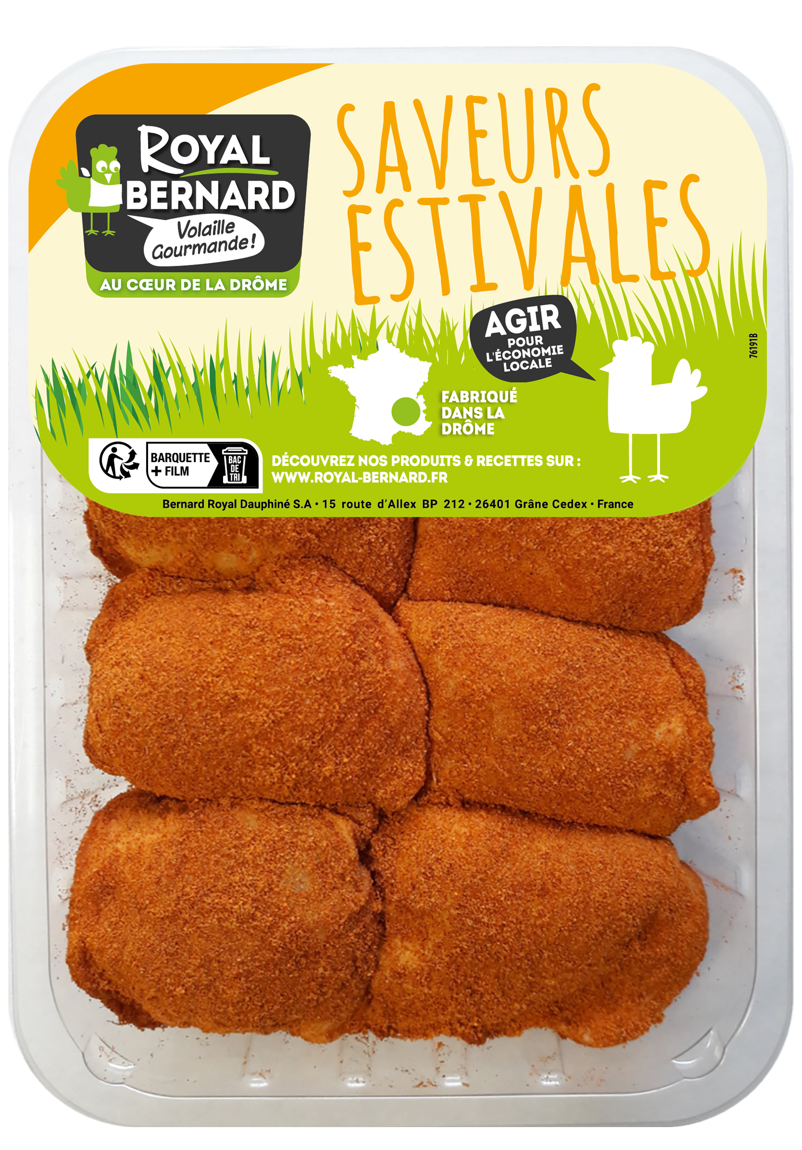 Hauts de cuisse de poulet Paprika