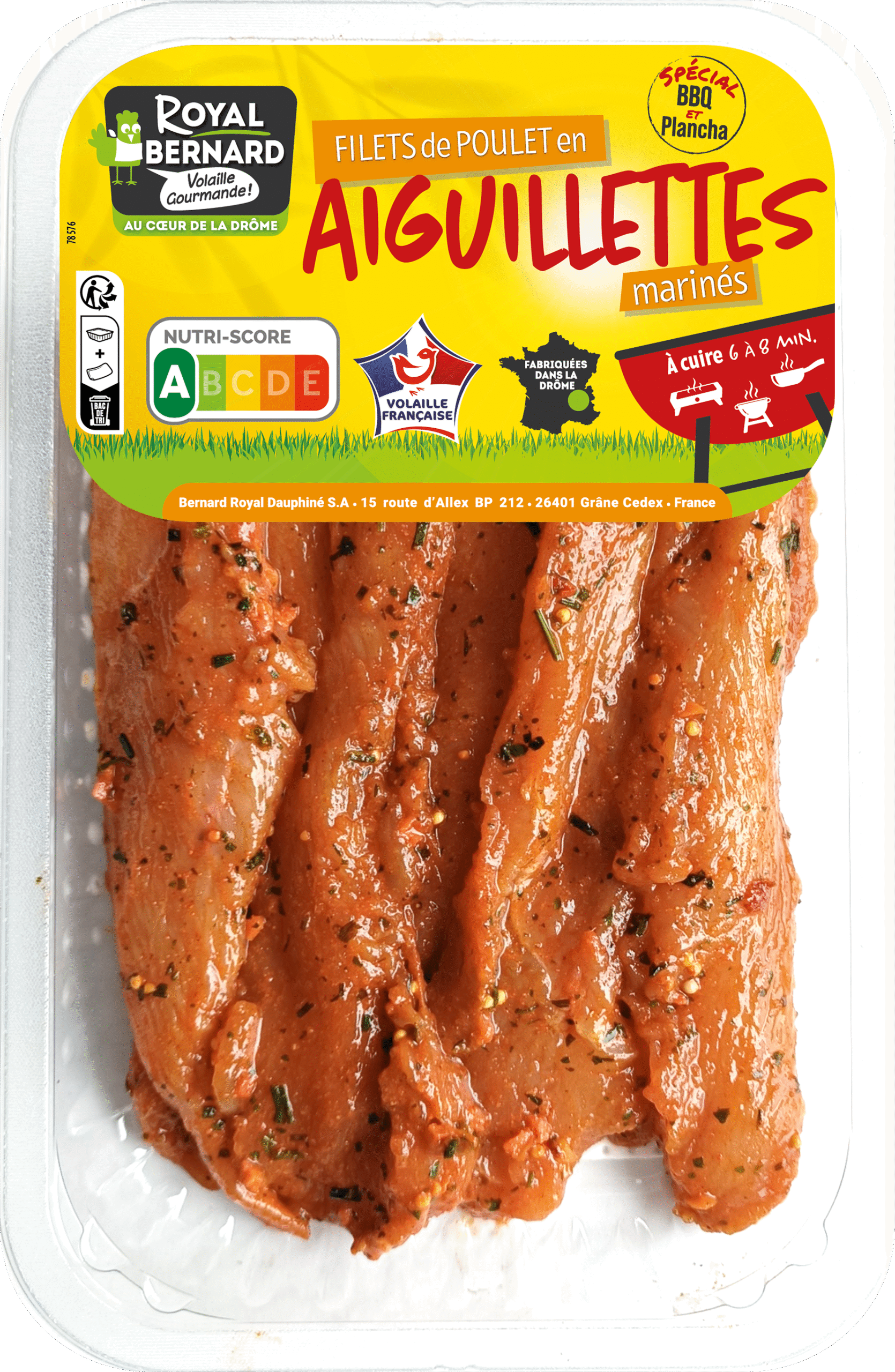 Filets de poulet en aiguillettes à la Thaïlandaise