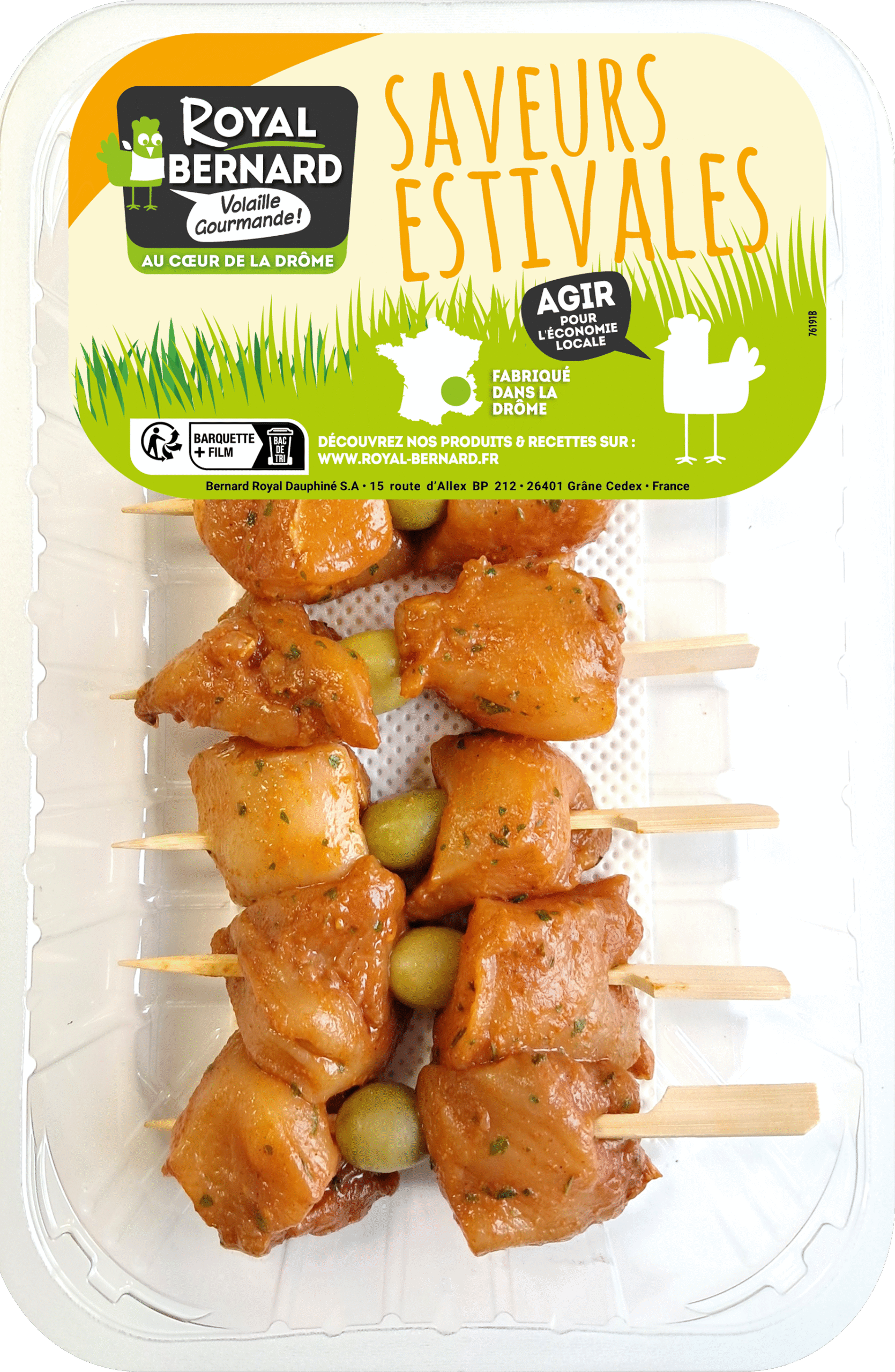 Mini Brochettes de Poulet Tajine