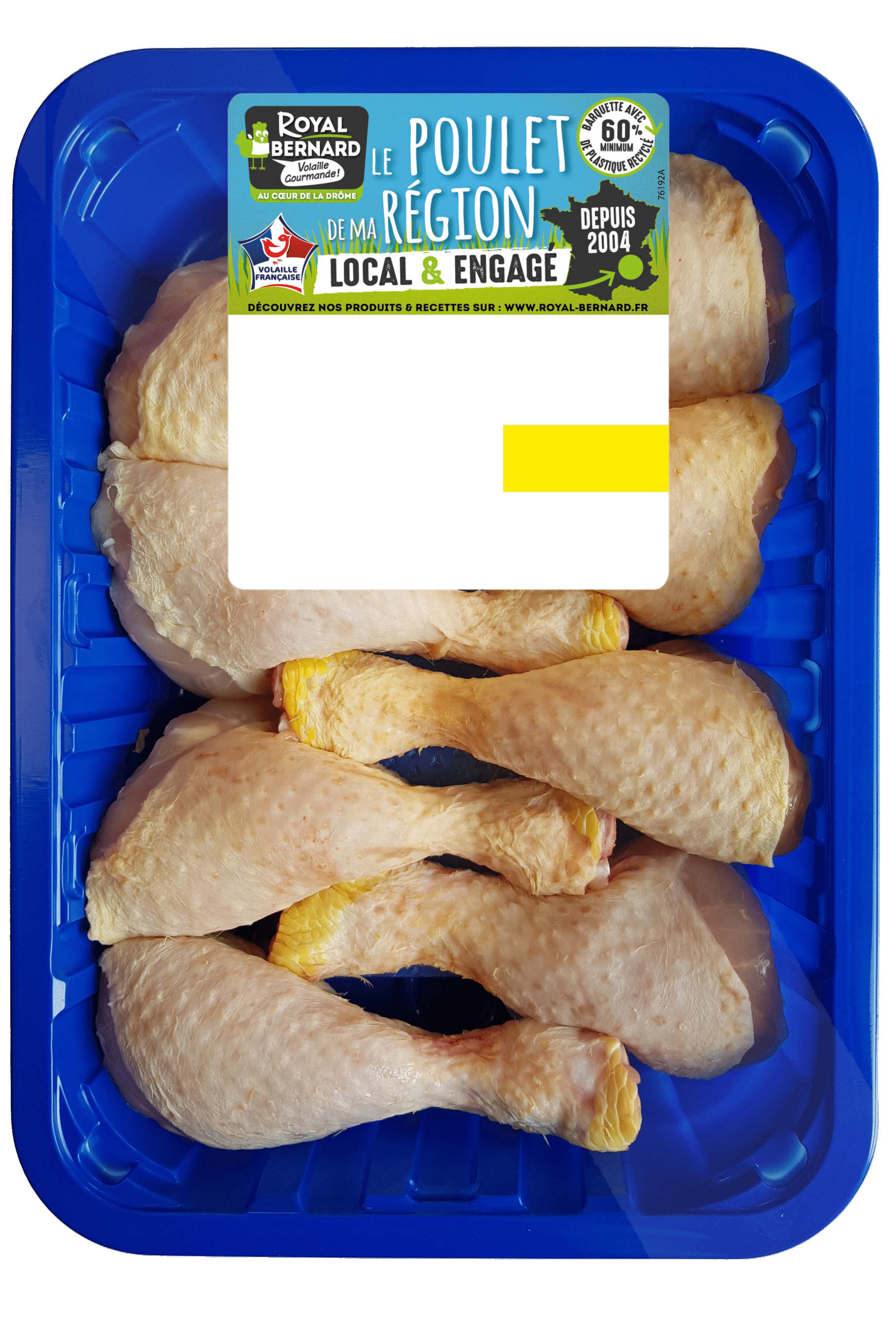 Pilons de poulet Royal Bernard – Poulet de Ma Région, élevés en Auvergne-Rhône-Alpes – volaille française savoureuse et pratique à cuisiner