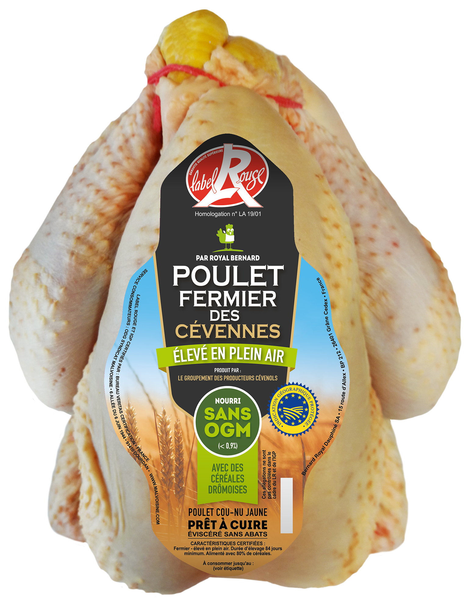 Poulet entier Fermier des Cévennes