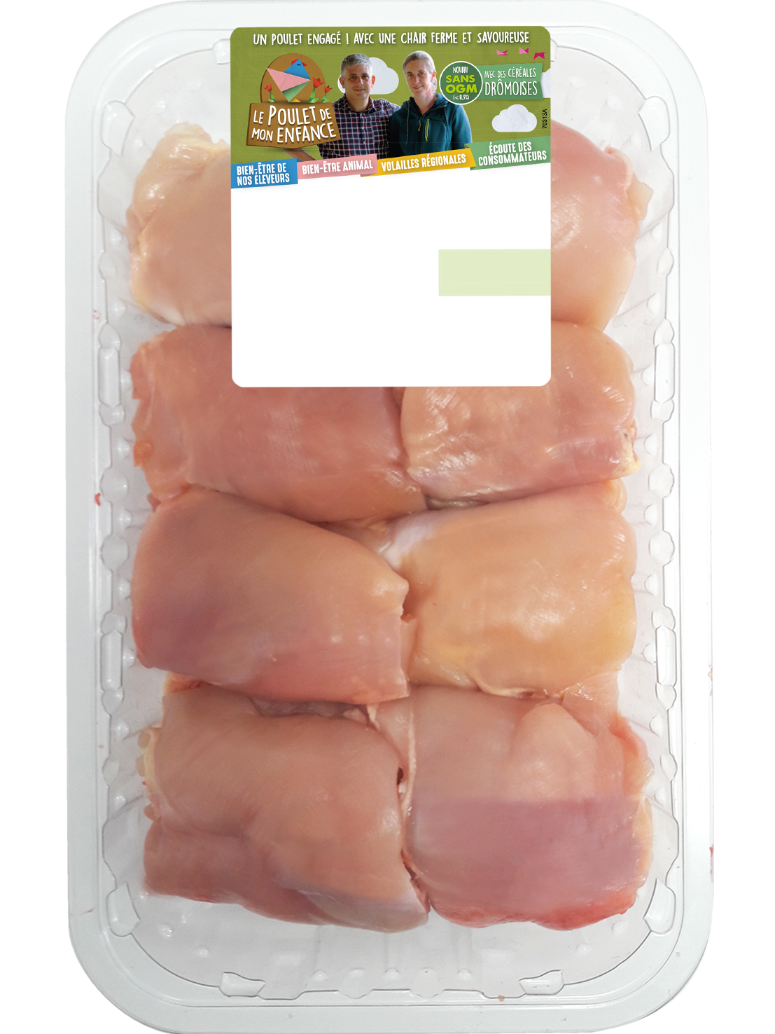 Poulet de mon Enfance élevé dans la Drôme et l'Ardèche