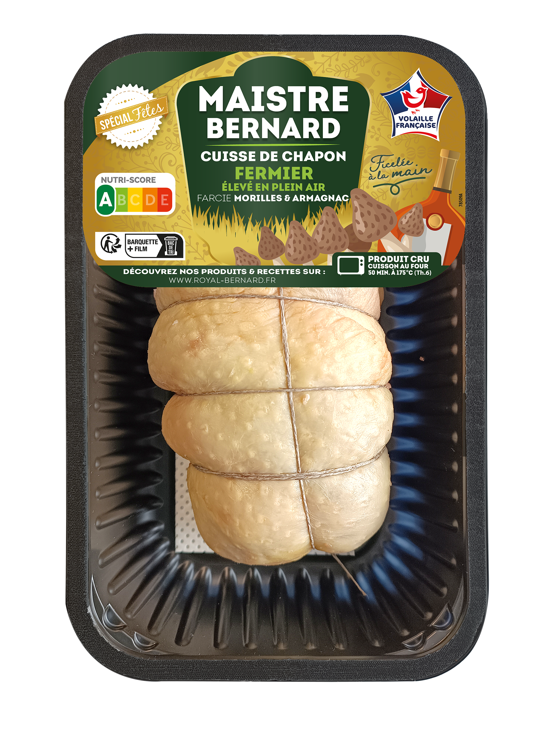 cuisse de chapon désossée farcie morilles armagnac