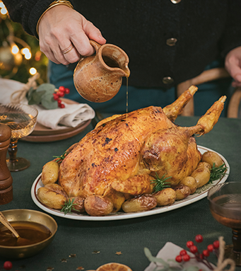 chapon champignons chataignes