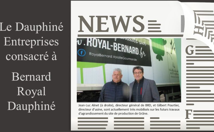 BRD dans « Le Dauphiné Entreprises » …