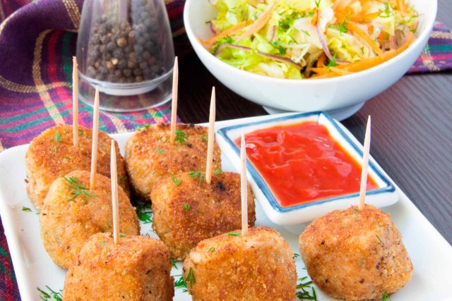 Recette-boulette-panées-poulet-Halal - Royal Bernard