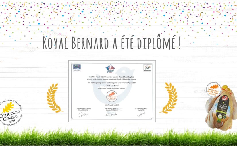 Royal Bernard a été diplômé !