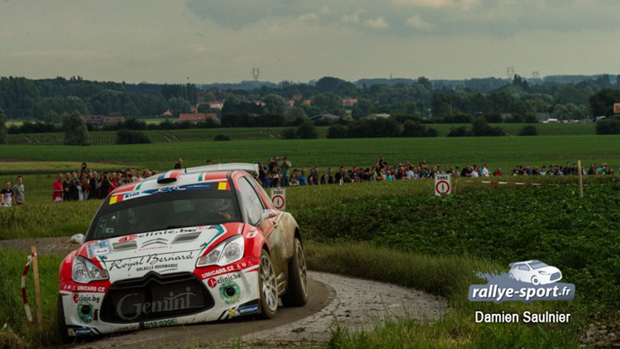 Voiture de Bryan Bouffier au Rallye Ypres 2016