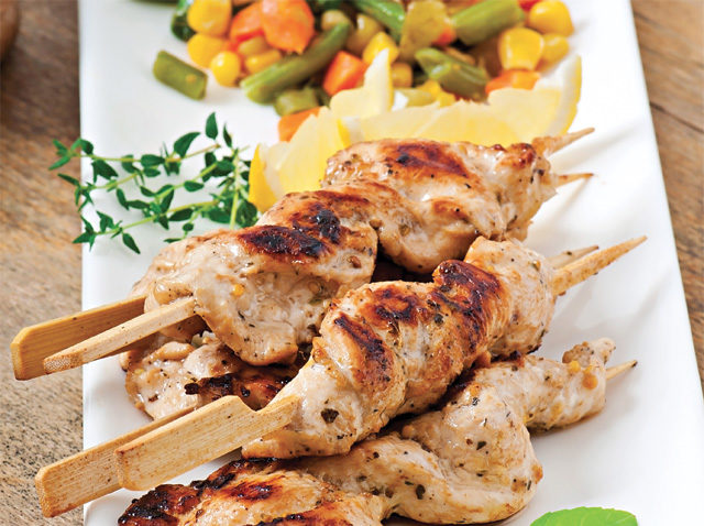  Les brochettes de volaille